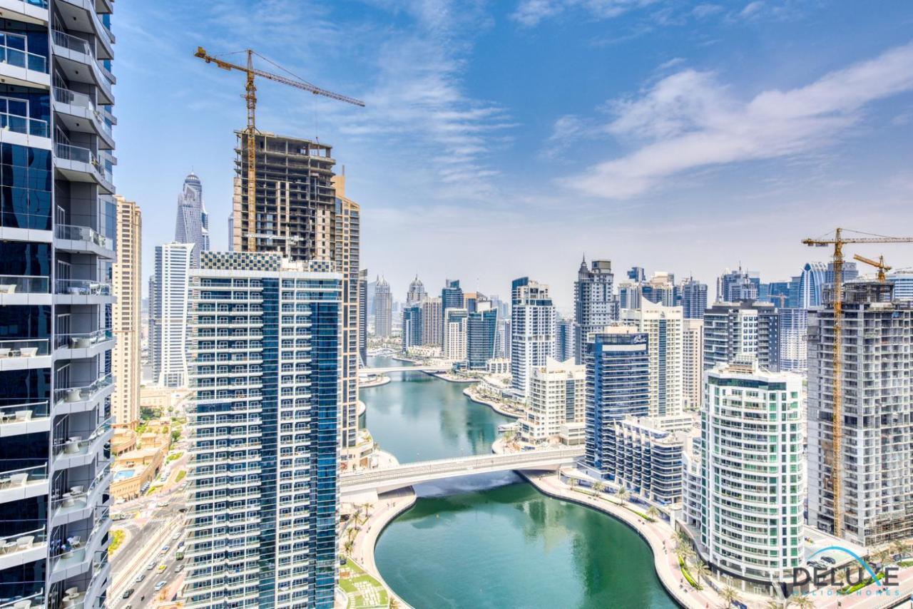 Overlooking Marina Canal 1Br Close To Mall, Promenade & Beach, Bay Central 1, Dubai Marina By Deluxe Holiday Homes Zewnętrze zdjęcie